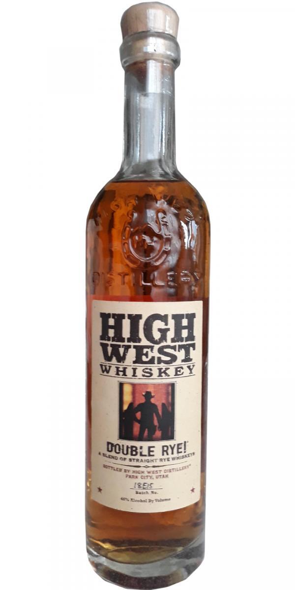 High West Double Rye!
