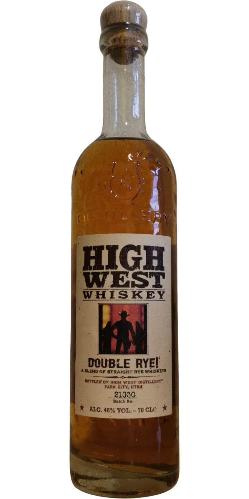 High West Double Rye!