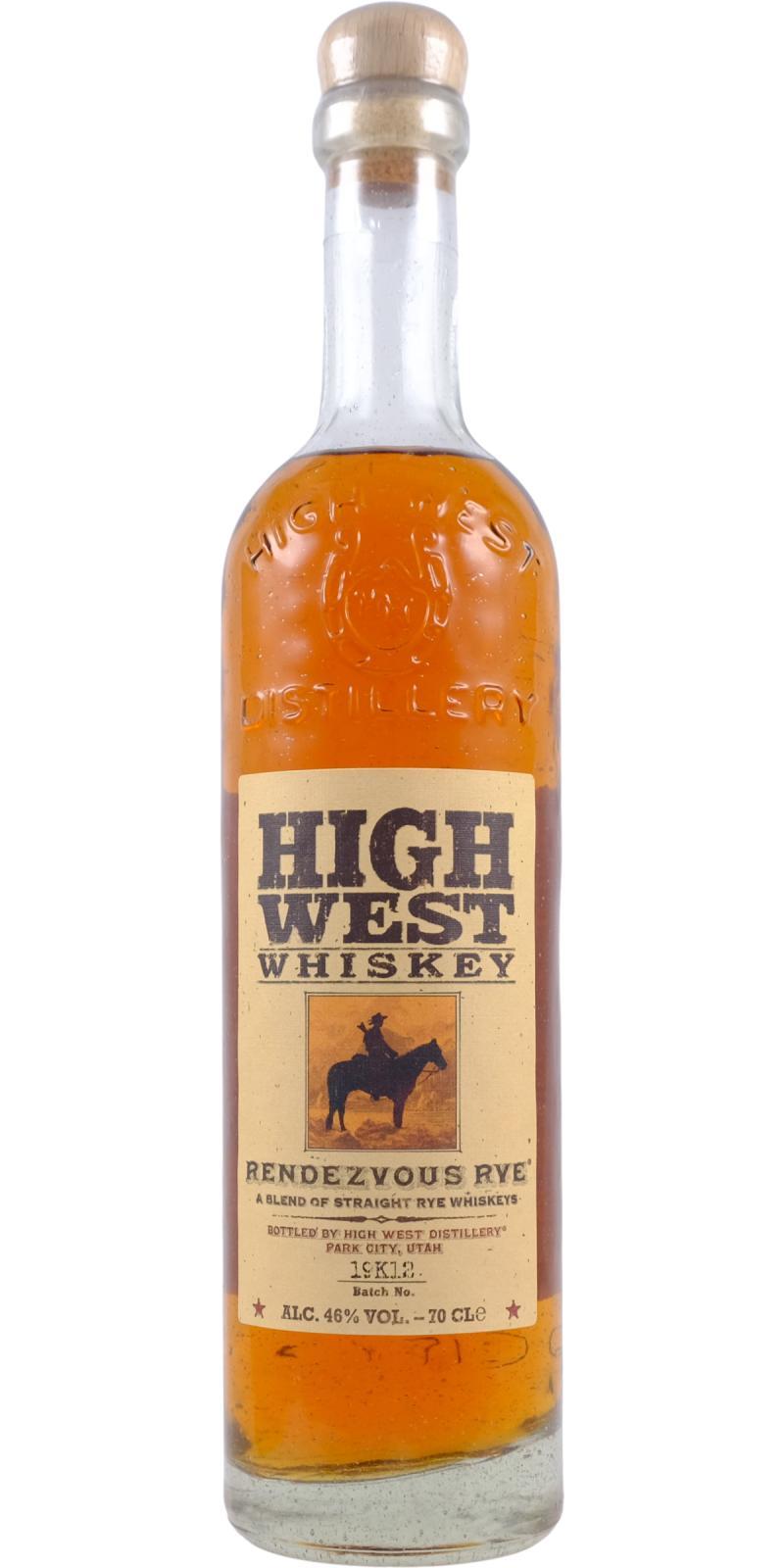 High West Rendezvous Rye