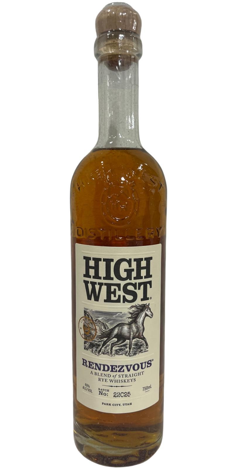 High West Rendezvous Rye