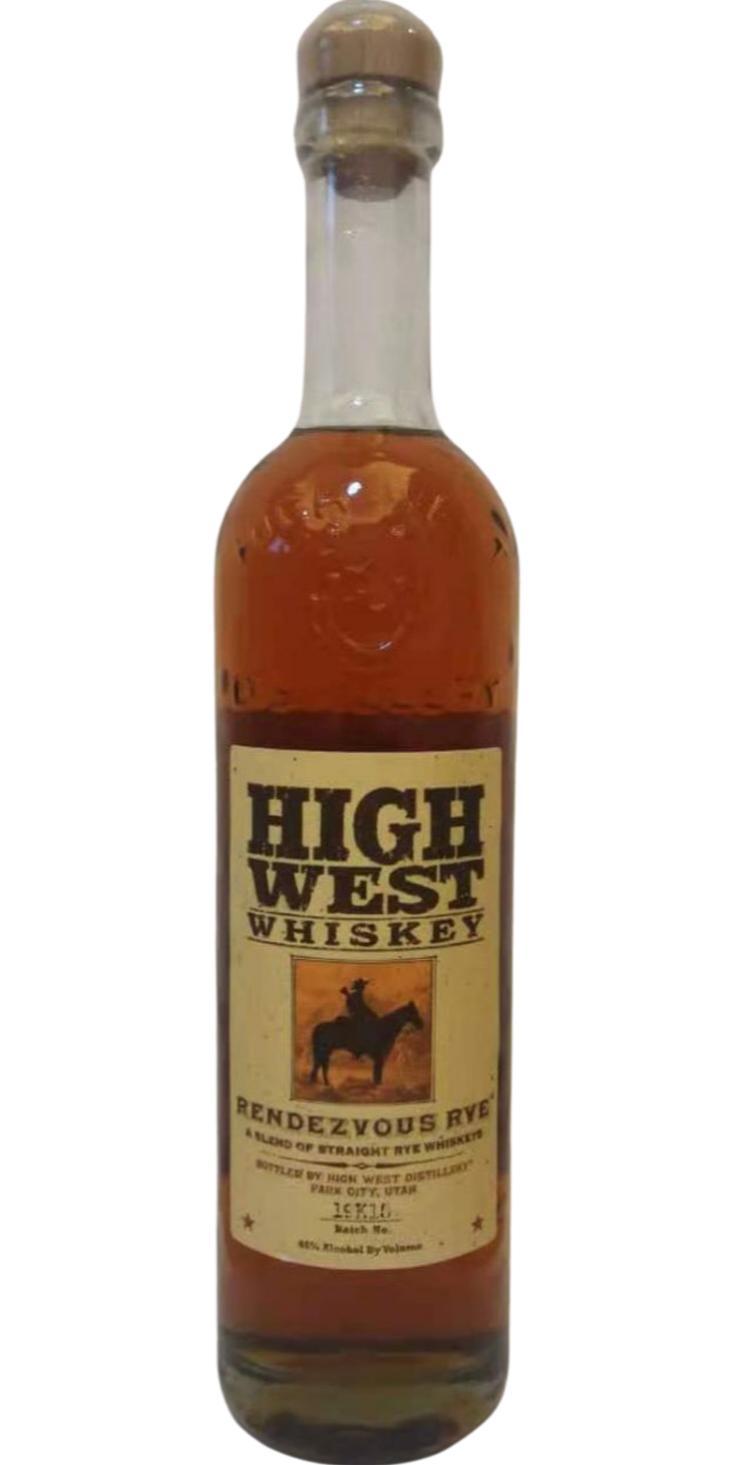 High West Rendezvous Rye
