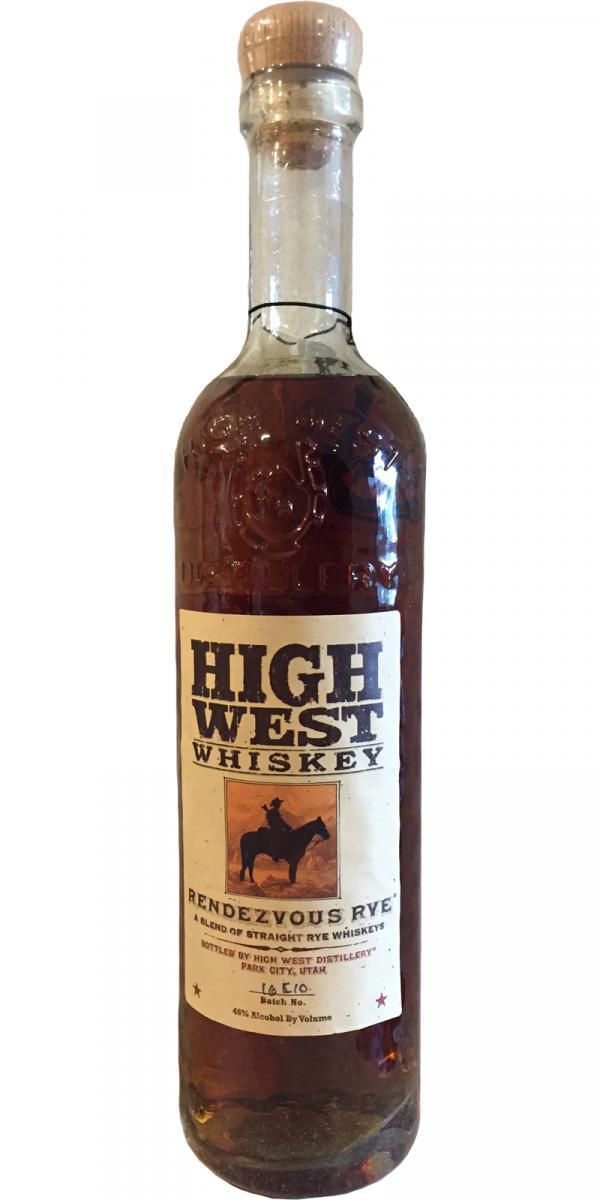 High West Rendezvous Rye