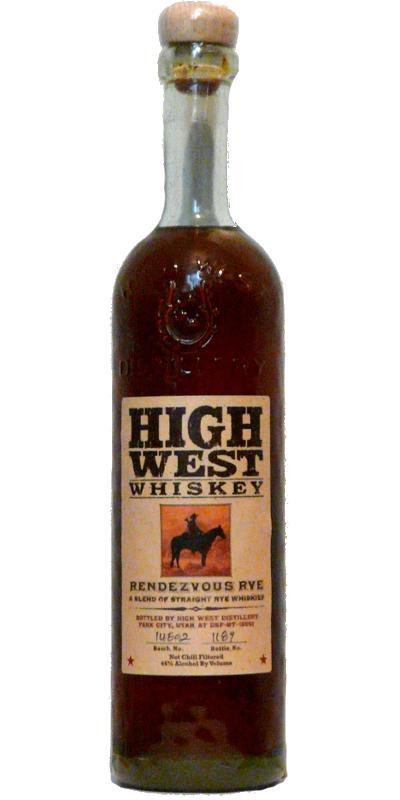 High West Rendezvous Rye