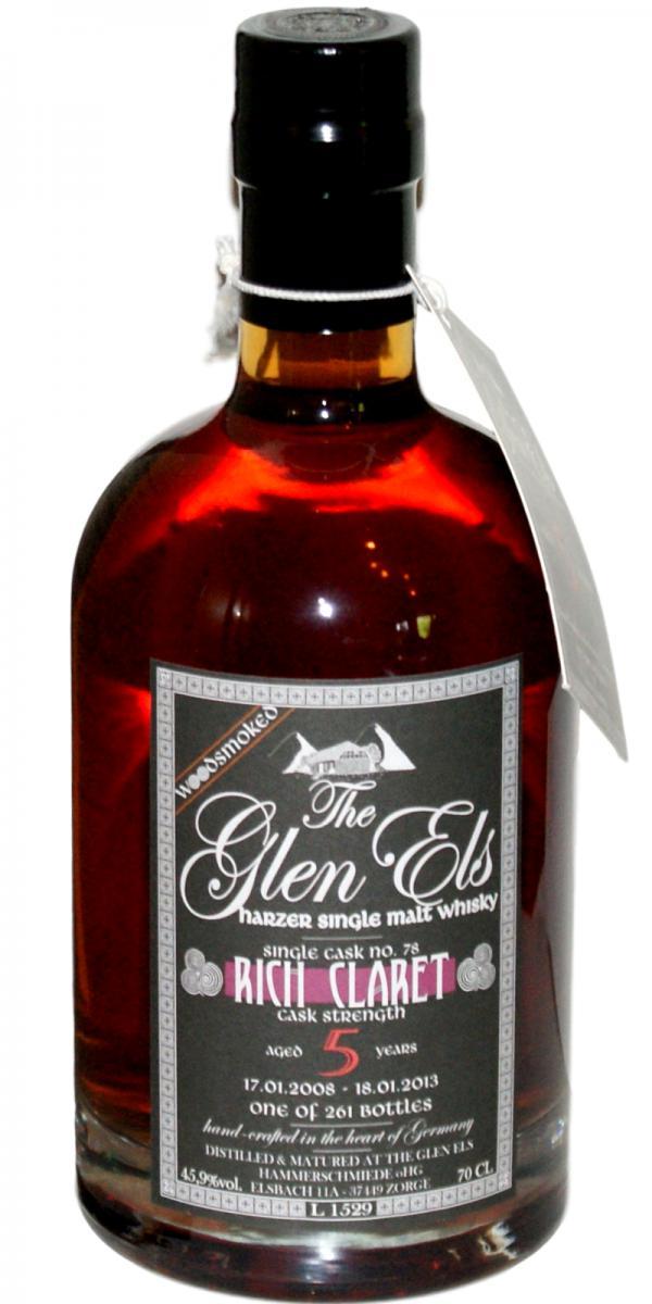 Glen Els 2008  Woodsmoked - Rich Claret