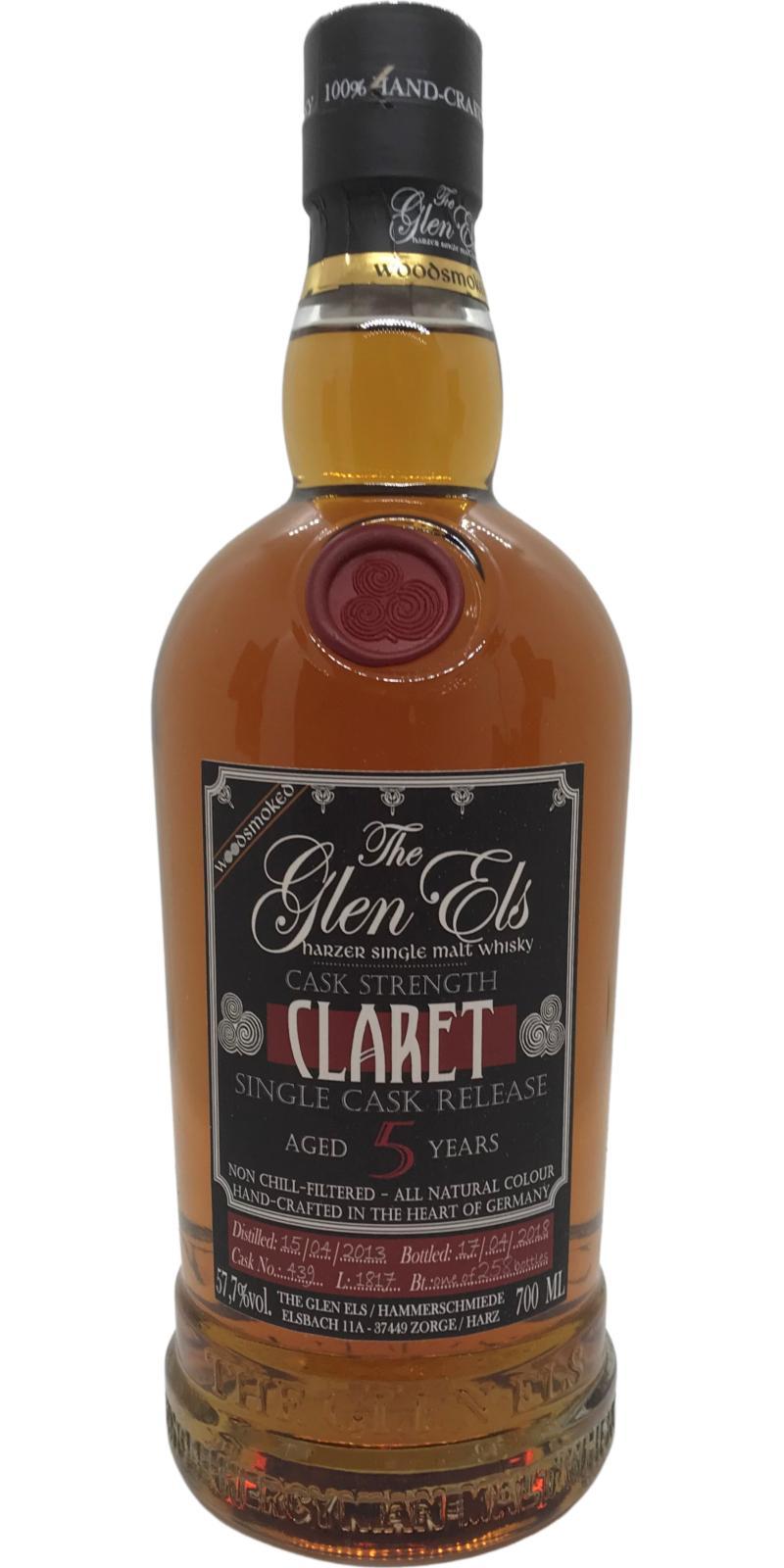 Glen Els 2013 - Claret  Woodsmoked - Single Cask Release