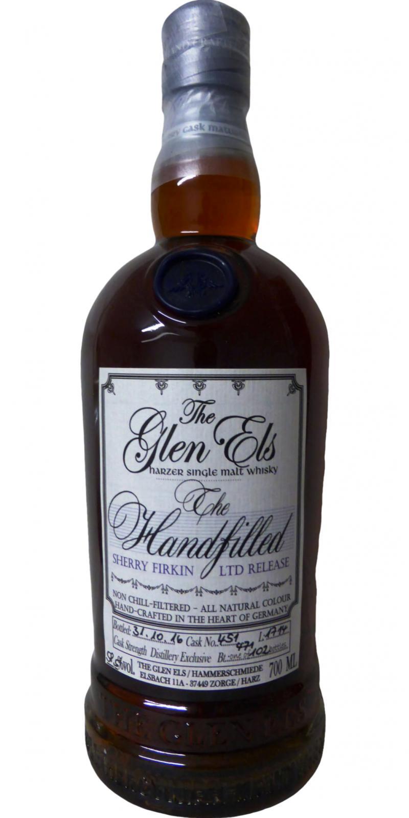 Glen Els The Handfilled  Sherry Firkin Ltd Release