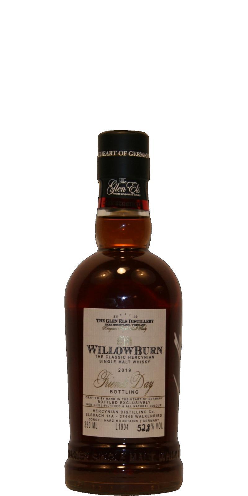 WillowBurn Friends Day Bottling 2019