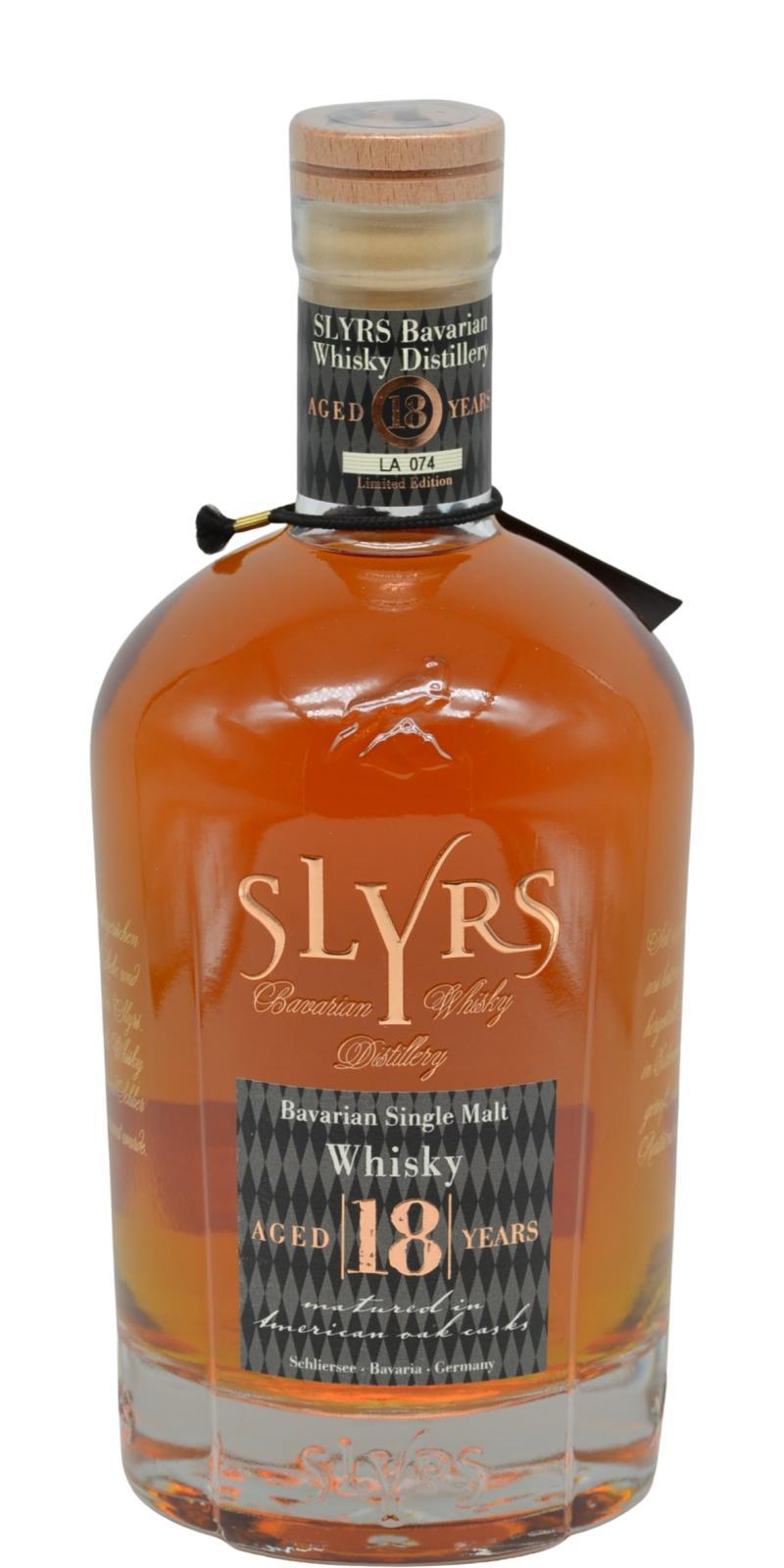 Slyrs 18-year-old  Bavarian Single Malt Whisky