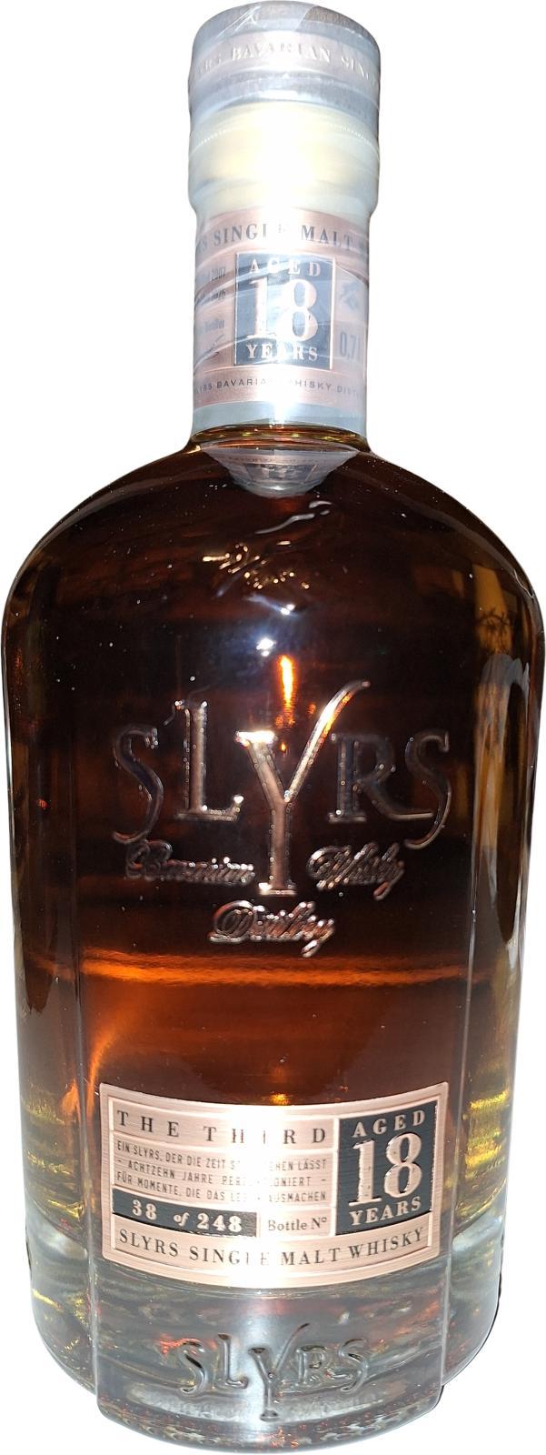 Slyrs 18-year-old  The Third