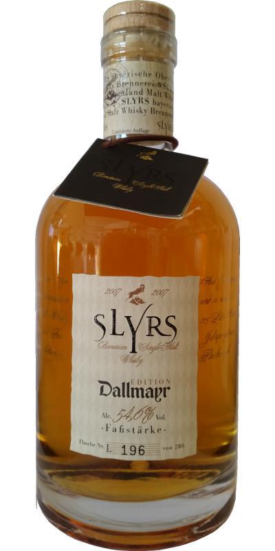 Slyrs 2007 Edition Dallmayr  Bavarian Single Malt
