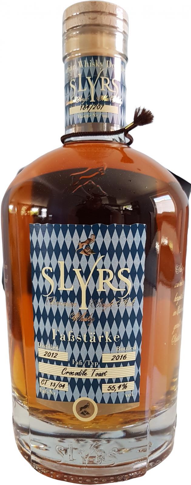 Slyrs 2012 - Crocodile Toasting  Single Cask - Cask Strength