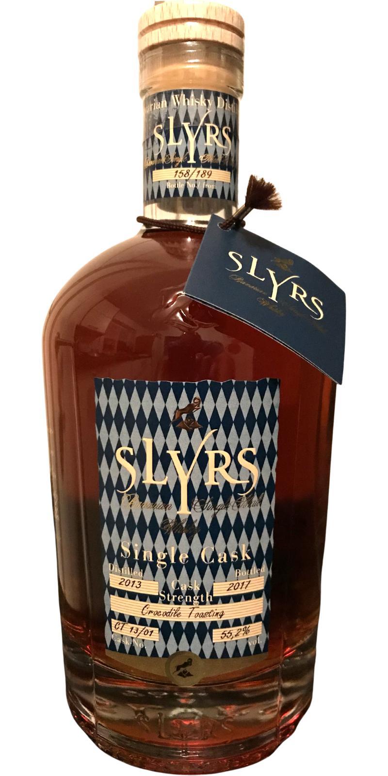 Slyrs 2013 - Crocodile Toasting  Single Cask - Cask Strength