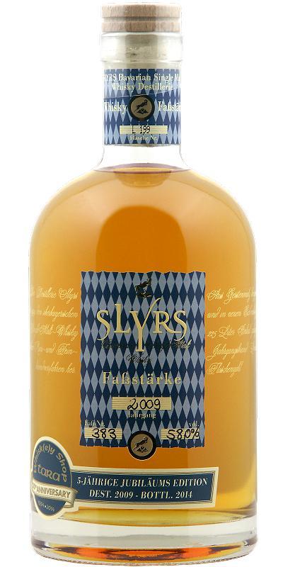 Slyrs 5-jaehrige Jubilaeumsedition  Faßstärke