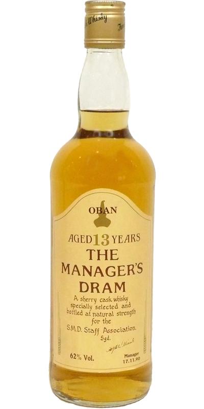 Oban 13-year-old  The Manager's Dram