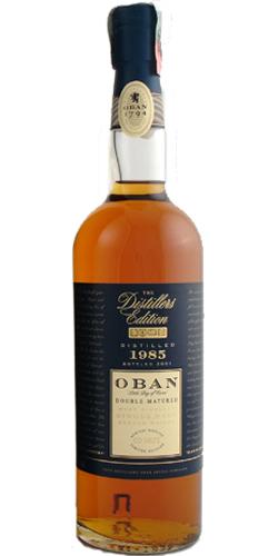 Oban 1985  The Distillers Edition