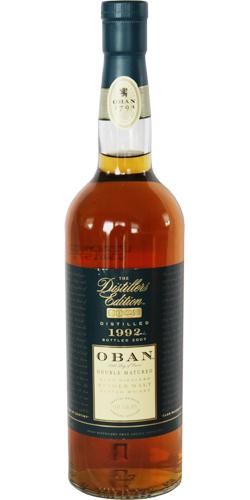 Oban 1992  The Distillers Edition