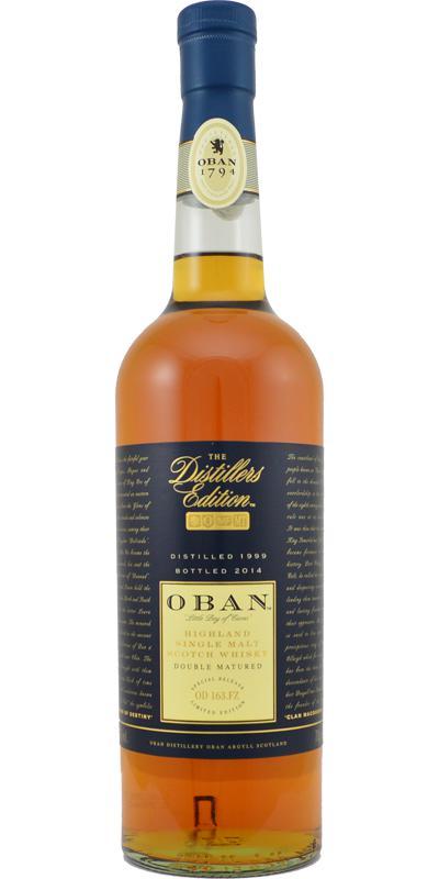 Oban 1999  The Distillers Edition