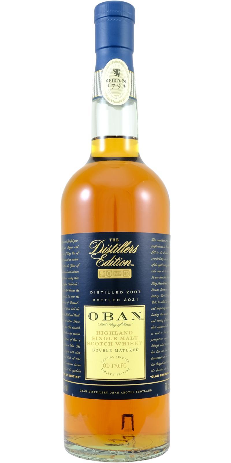 Oban 2007  The Distillers Edition