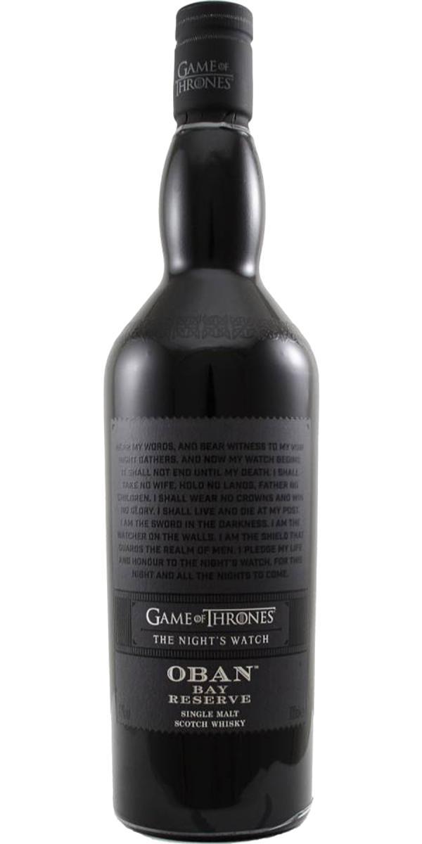 Oban Bay Reserve - The Night’s Watch  Game of Thrones