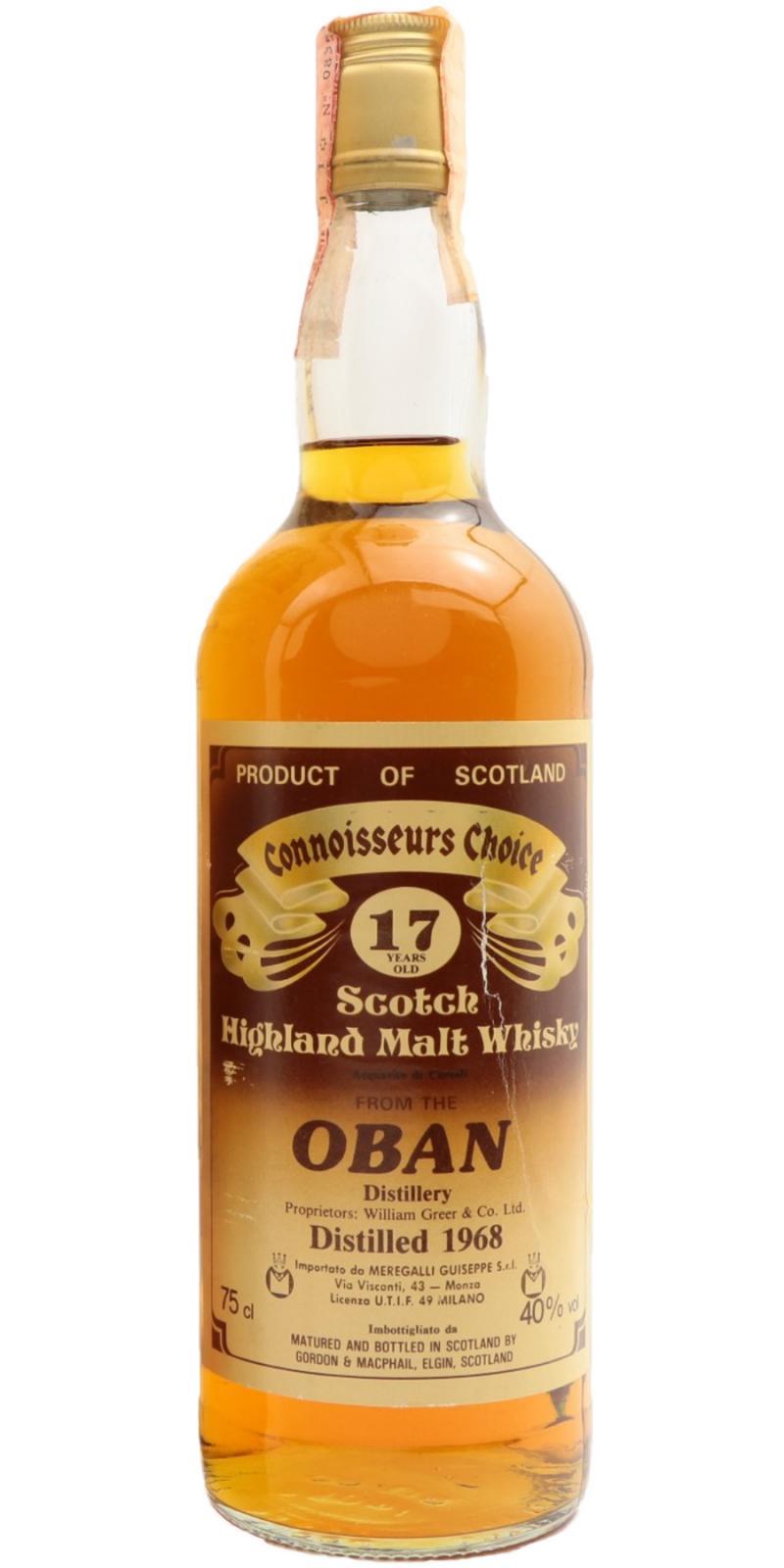 Oban 1968 GM  Connoisseurs Choice
