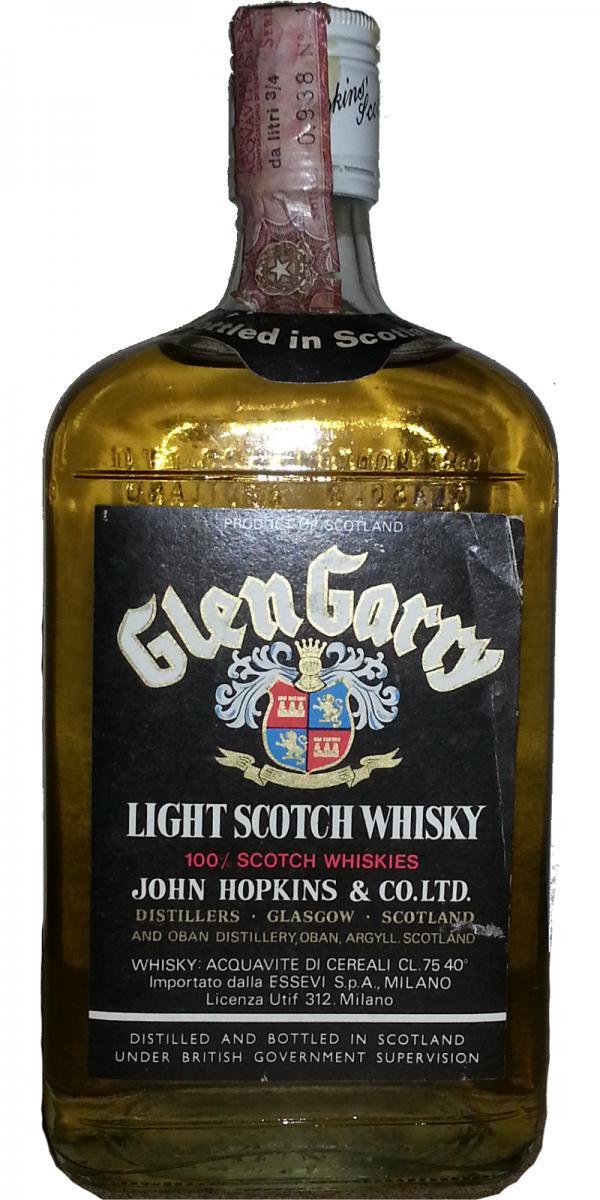 Glen Garry Light Scotch Whisky  100% Scotch Whiskies
