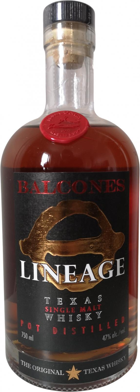 Balcones Lineage Pot Distilled