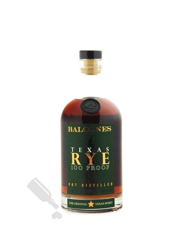 Balcones Texas Rye 100 Proof