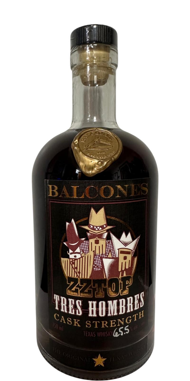 Balcones 05-year-old ZZTOP - Tres Hombres Cask Strength