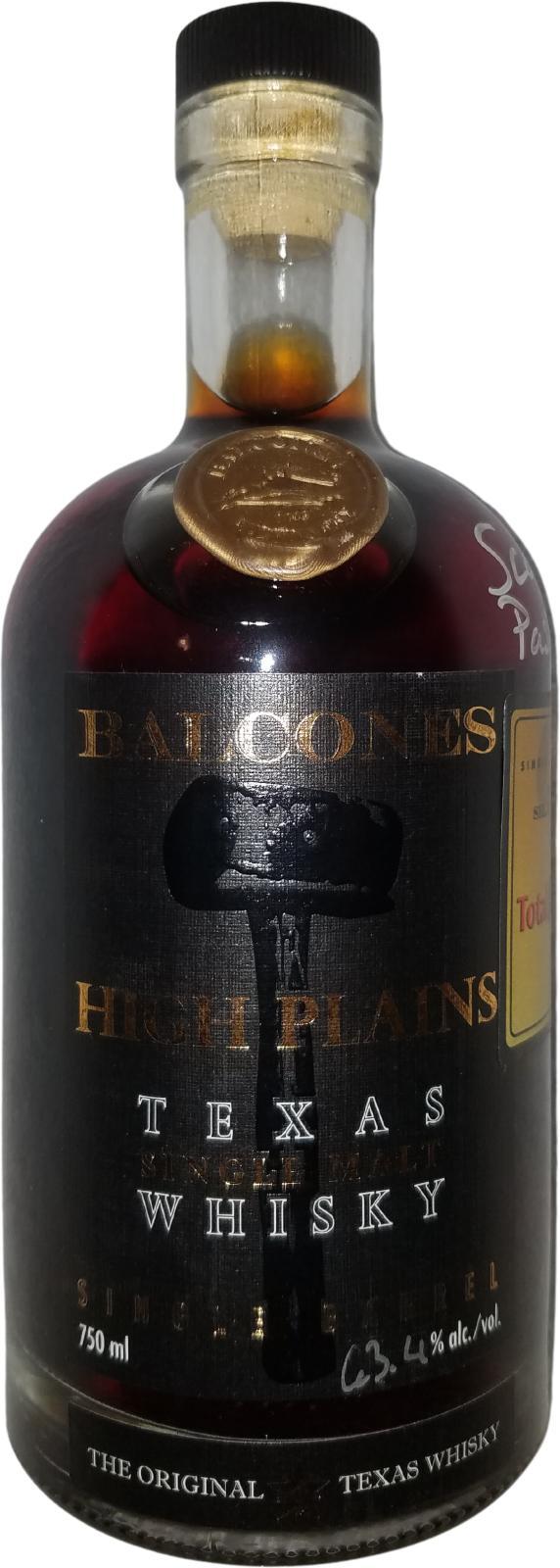 Balcones High Plains Single Barrel