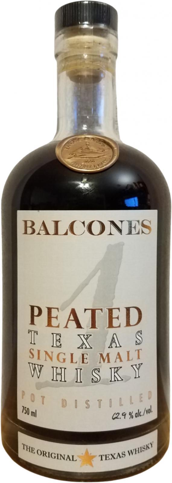 Balcones Peated Texas Single Malt Pot Distilled