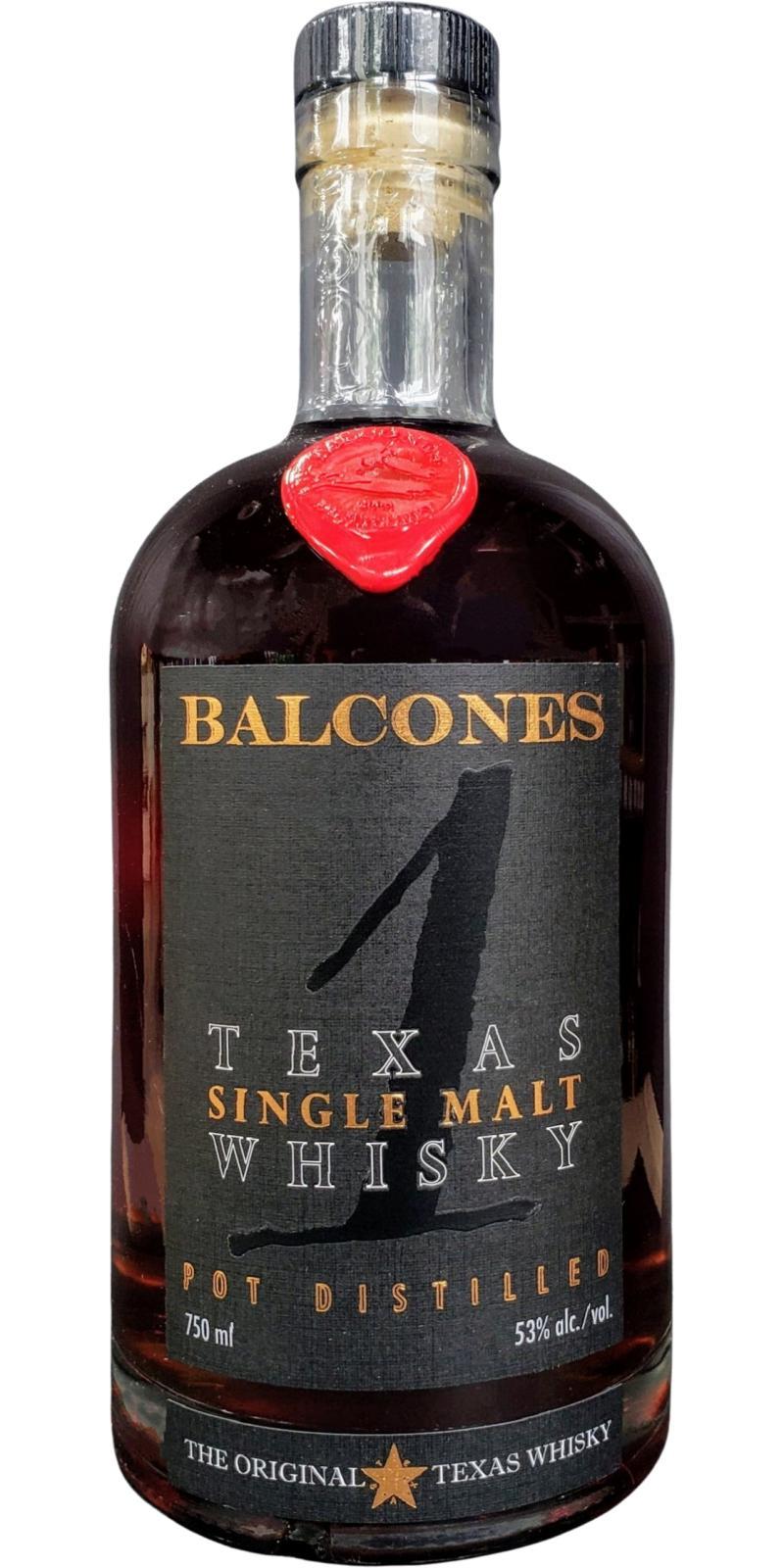 Balcones Texas Single Malt Whisky Pot Distilled
