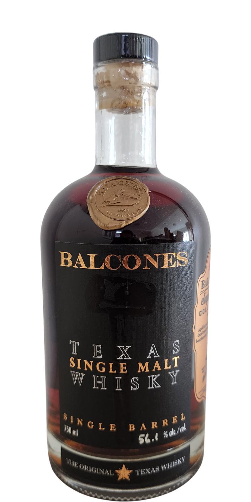 Balcones Texas Single Malt Whisky Single Barrel