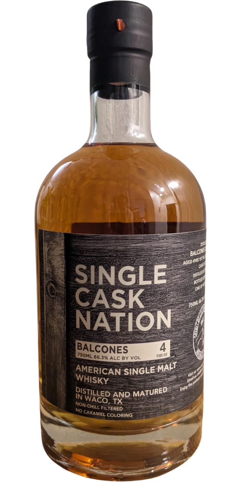 Balcones 2020 JWC Single Cask Nation