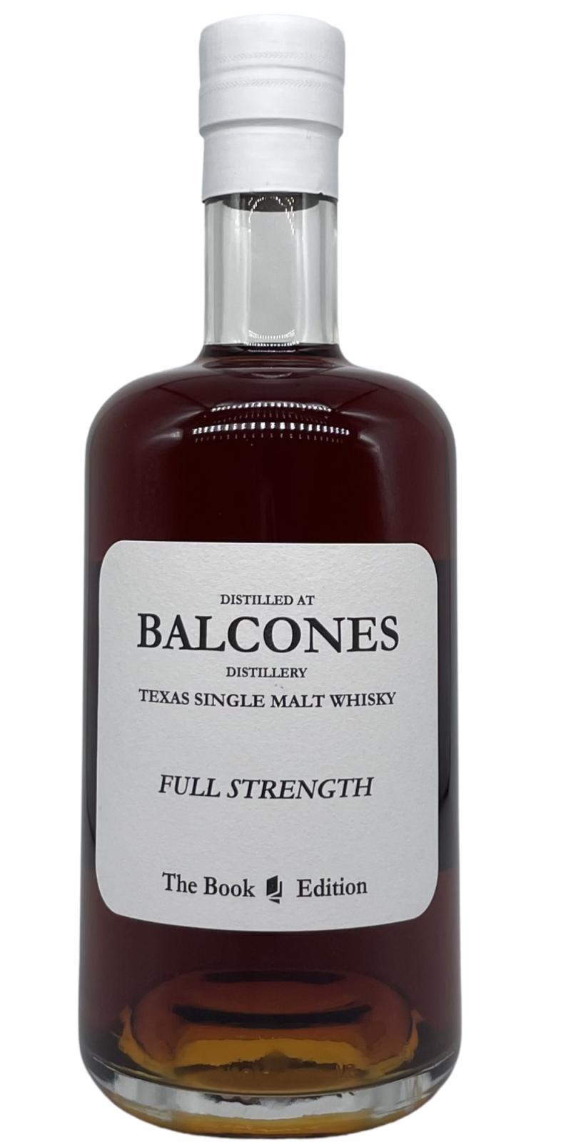 Balcones The Book Edition Full Strength