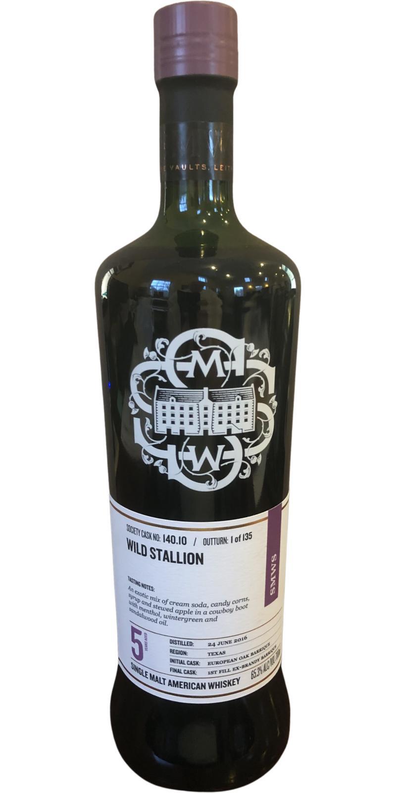 Balcones 2016 SMWS 140.10 Wild stallion