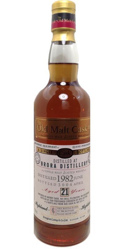 Brora 1982 DL The Old Malt Cask