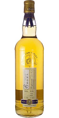 Brora 1981 DT Rare Auld