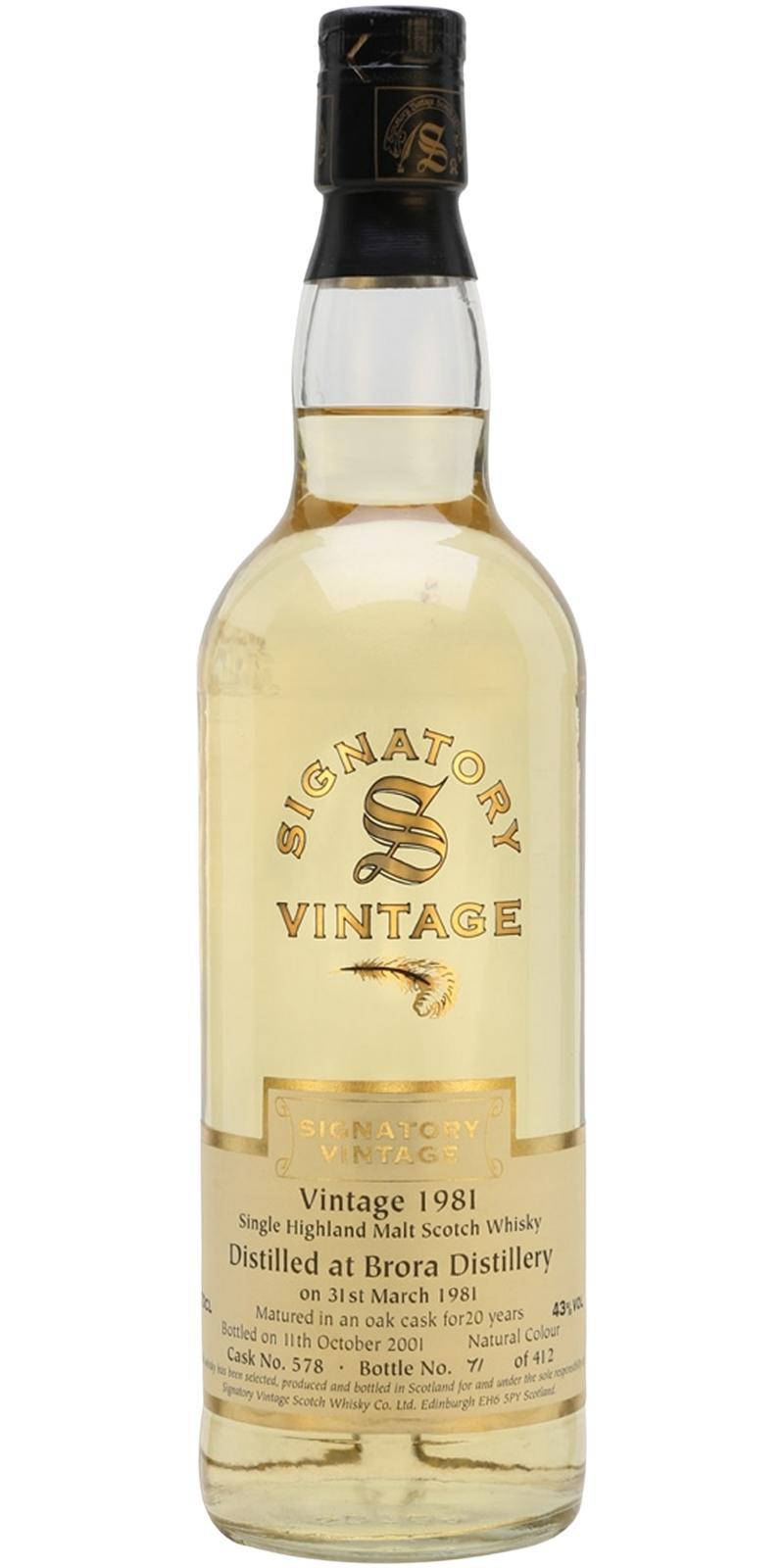 Brora 1981 SV Vintage Collection