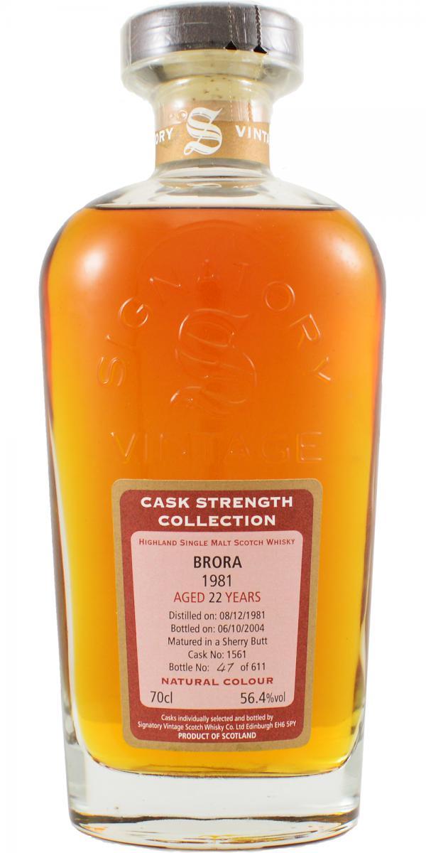 Brora 1981 SV Cask Strength Collection