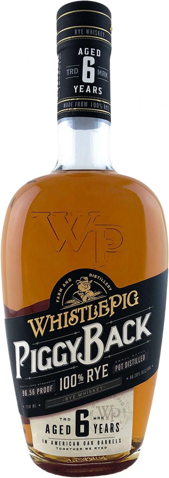 WhistlePig 06-year-old  PiggyBack
