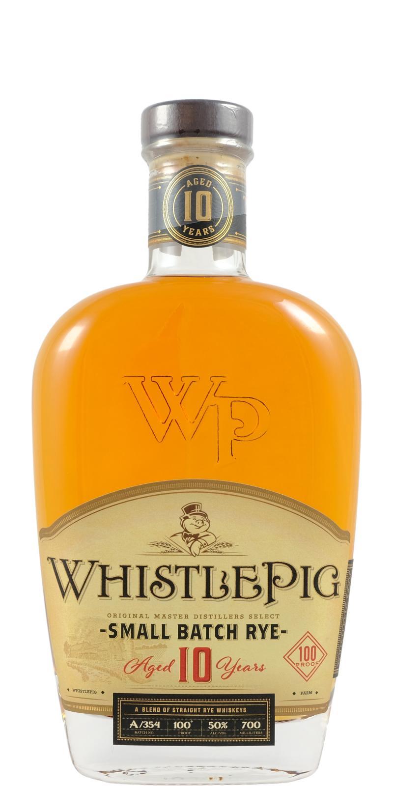 WhistlePig 10-year-old  Small Batch Rye