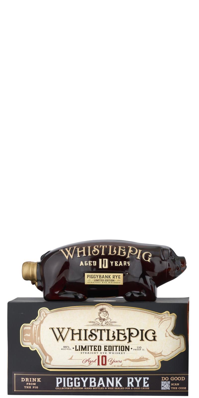 WhistlePig 10-year-old  'Piggybank'