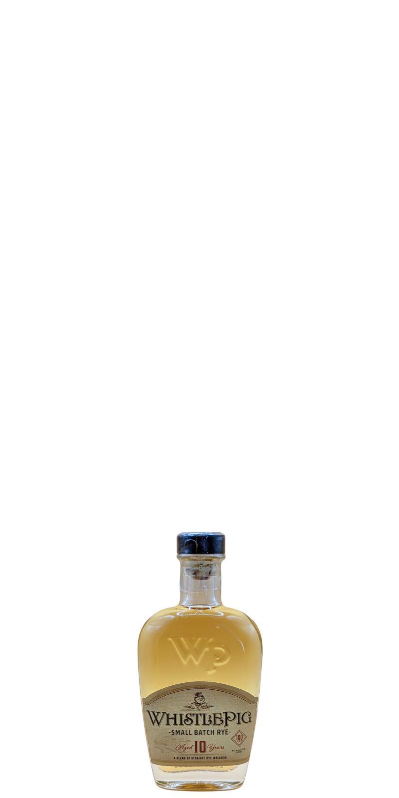 WhistlePig 10-year-old  Small Batch Rye