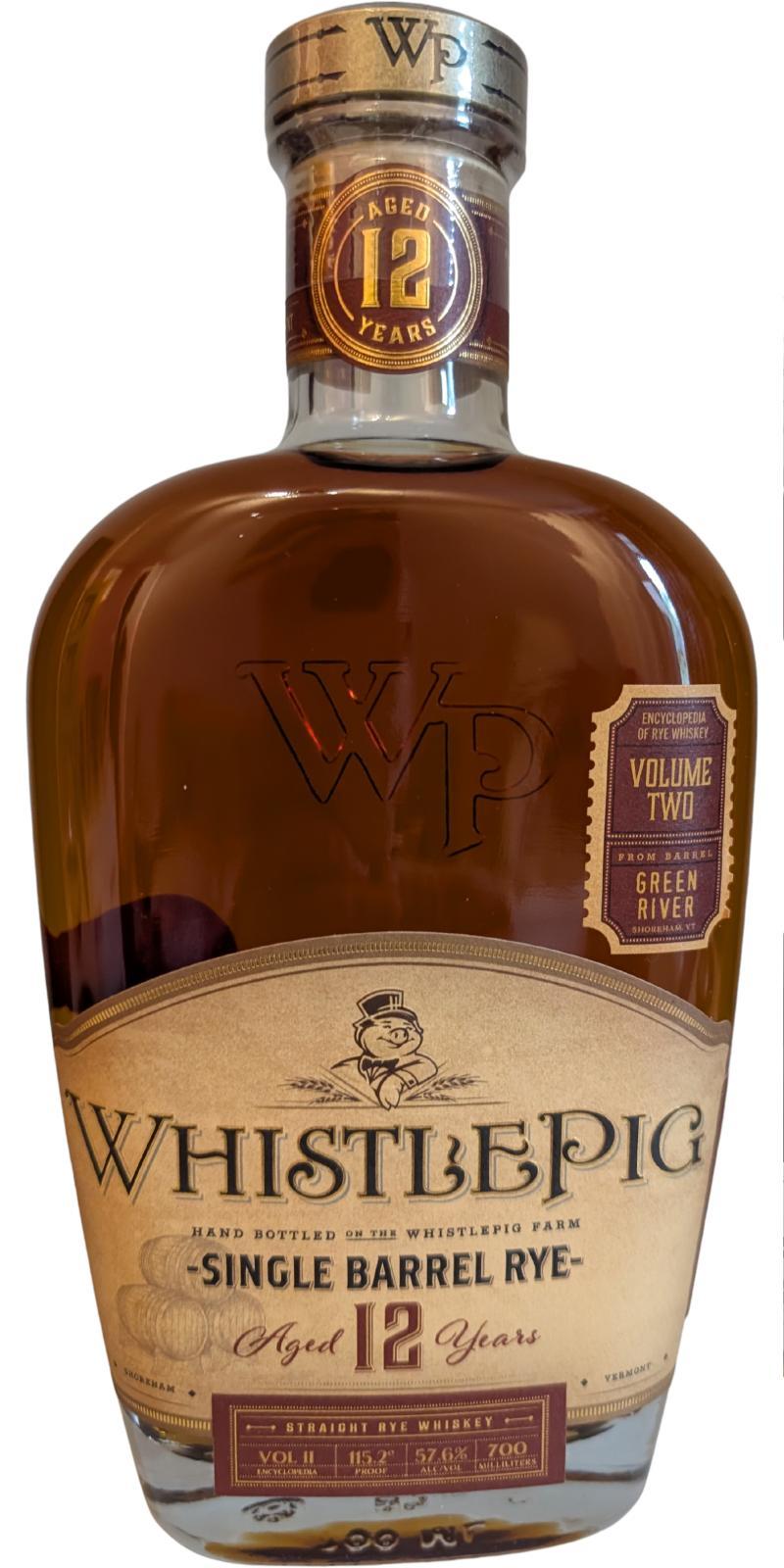 WhistlePig 12-year-old  Single Barrel Rye - Library Series Vol. 2