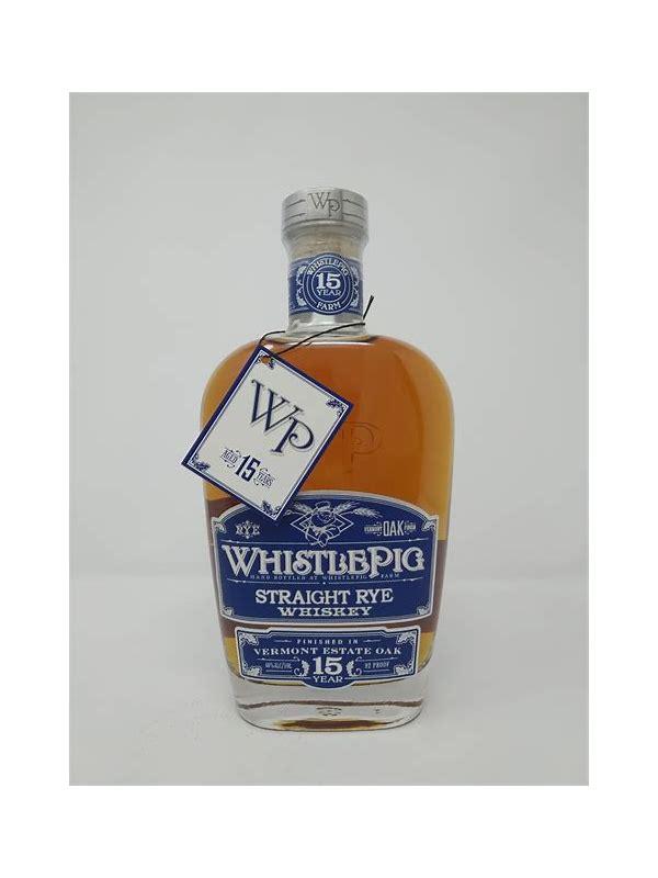 WhistlePig 15-year-old  Straight Rye Whiskey