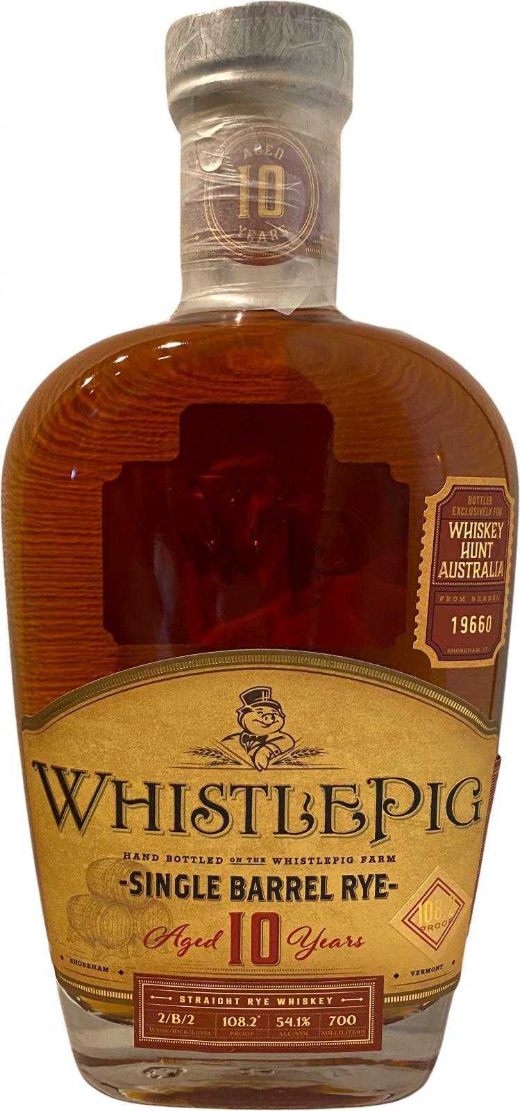 WhistlePig 2003  Single Barrel Rye