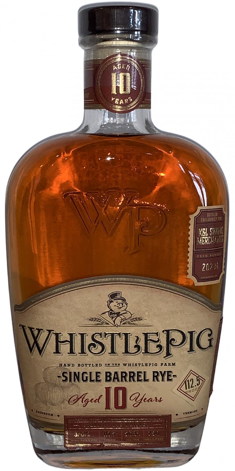 WhistlePig Single Barrel Rye