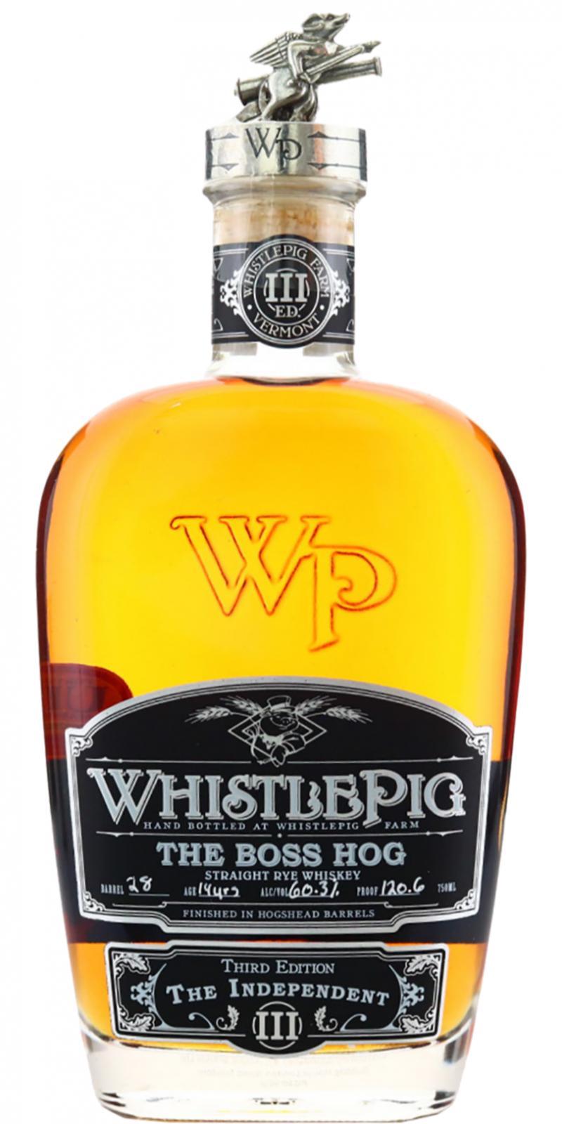 WhistlePig The Boss Hog - 3rd Edition  The Independent