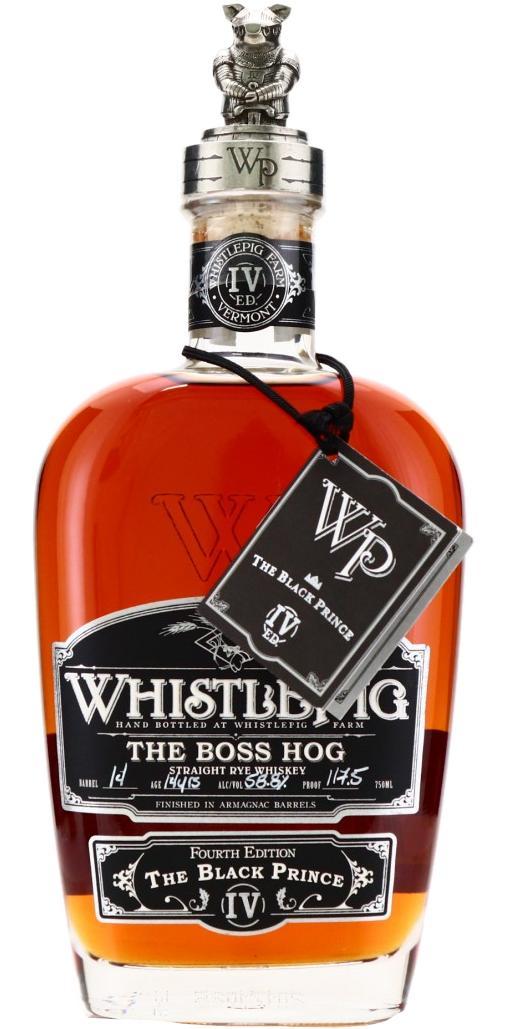 WhistlePig The Boss Hog - 4th Edition  The Black Prince