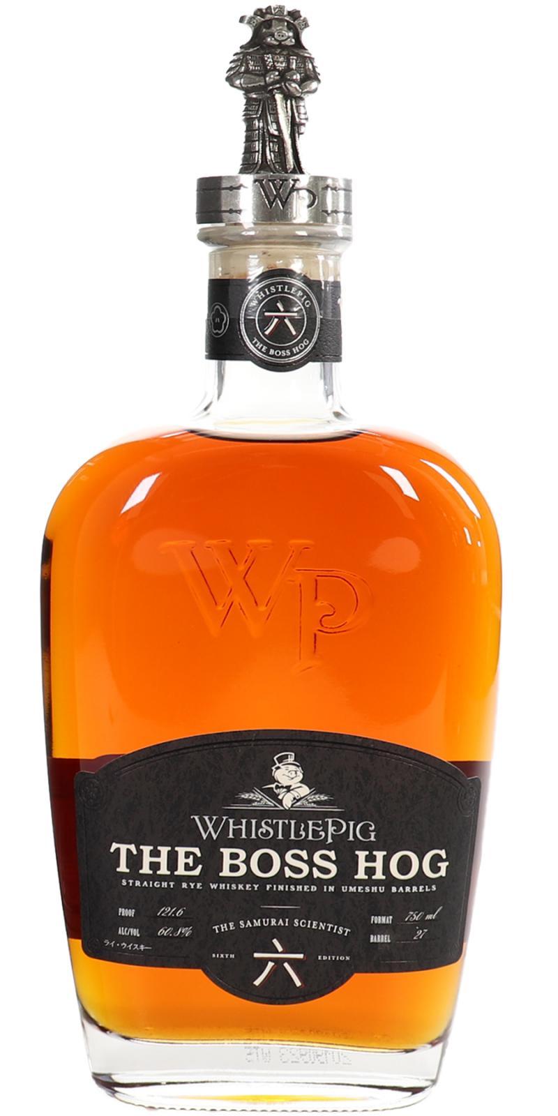 WhistlePig The Boss Hog - 6th Edition  The Samurai Scientist 六